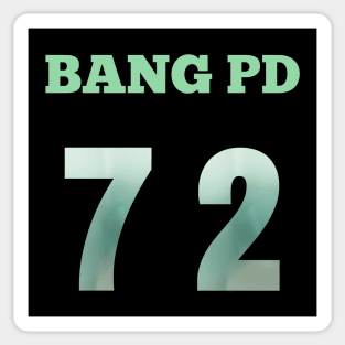 Bang PD 72 (BTS Bangtan Soyeondan HYBE Producer / Founder) Sticker